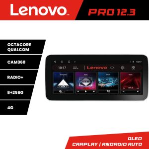 Navigatie grupul VW K-933 Lenovo PRO 8+256 12.3 inch qled android 4G DSP gps internet  8Core