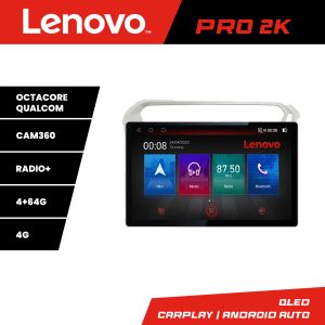 Navigáció Peugeot 301 2012-2020 Lenovo Qualcomm Qled 2K Octa Core 8+128 LTE 4G DSP Wifi 5Ghz HDMI android auto carplay rádió gps internet ULTRA-2K-13-8+128