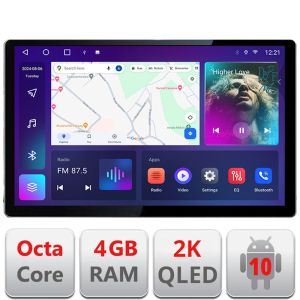 Navigatie Kia Optima 2016- Manual Qled 2K Octa Core 4+64 LTE 4G DSP Wifi 5Ghz android auto carplay radio gps internet EDT-E413-2K