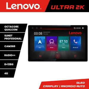 Navigáció VW PQB Lenovo Qualcomm Qled 2K Octa Core 8+128 LTE 4G DSP Wifi 5Ghz HDMI android auto carplay rádió gps internet ULTRA-2K-13-8+128 v1