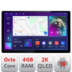 Navigáció VW PQB Qled 2K Octa Core 4+64 LTE 4G DSP Wifi 5Ghz android autó Carplay rádió gps internet EDT-E413-2K v2