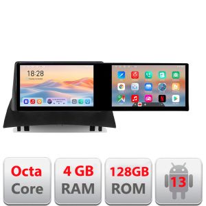 Navigatie Renault Megane 2 Kit-098 Edotec 2 ecrane  8 core 4+128 21.6 inch Incell android Wifi 5Ghz gps internet