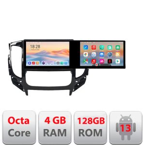 Navigatie Mitsubishi L200 2014-2020 Kit-1094 Edotec 2 ecrane  8 core 4+128 21.6 inch Incell android Wifi 5Ghz gps internet