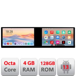 Navigatie Peugeot 307 Kit-307 Edotec 2 ecrane  8 core 4+128 21.6 inch Incell android Wifi 5Ghz gps internet