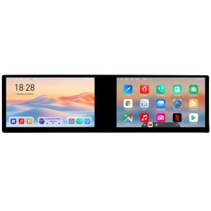 Navigáció Peugeot 308 2013-2018 Kit-308 Edotec 2 képernyő 8 magos 4+128 21.6 hüvelykes Incell android Wifi 5Ghz gps internet