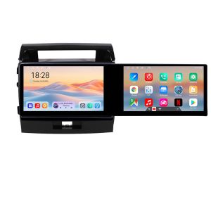 Navigáció TOYOTA Land Cruiser L200 Kit-381 Edotec 2 képernyő 8 magos 4+128 21.6 hüvelykes Incell android Wifi 5Ghz gps internet