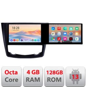 Navigatie Renault Kadjar Kit-9030 Edotec 2 ecrane  8 core 4+128 21.6 inch Incell android Wifi 5Ghz gps internet
