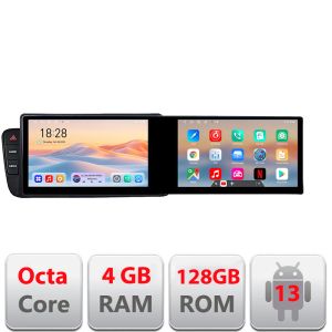 Navigatie Audi A4 2008-2016 NON-MMI Kit-A4 Edotec 2 ecrane  8 core 4+128 21.6 inch Incell android Wifi 5Ghz gps internet