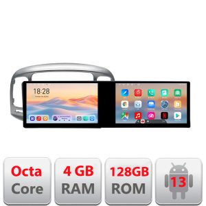 Navigatie Hyundai Accent 2006-2012 Kit-Accent Edotec 2 ecrane  8 core 4+128 21.6 inch Incell android Wifi 5Ghz gps internet