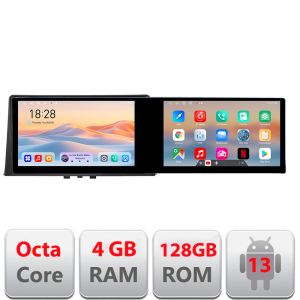 Navigáció Citroen Berlingo 2019- Kit-berlingo18 Edotec 2 képernyő 8 magos 4+128 21.6 hüvelykes Incell Android Wifi 5Ghz GPS internet