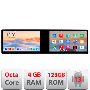 Navigáció Kia Ceed 2007-2009 Edotec 2 képernyő 8 magos 4+128 21.6 hüvelykes Incell android Wifi 5Ghz gps internet KIT-Ceed07