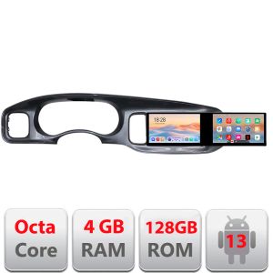 Navigáció Dodge Charger 2011-2014 Edotec Incell 1K 10.5 hüvelykes 8 magos 4+128 Carplay android autórádió internet készlet-töltő+EDT-E211-RK