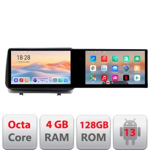 Navigatie Renault Clio 3 2005-2013 Edotec 2 ecrane  8 core 4+128 21.6 inch Incell android Wifi 5Ghz gps internet  Co