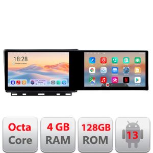 Navigatie Renault Clio 5 Edotec 2 ecrane  8 core 4+128 21.6 inch Incell android Wifi 5Ghz gps internet