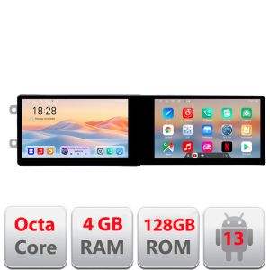 Navigatie Dacia dupa 2012 Kit-Dacia Edotec 2 ecrane  8 core 4+128 21.6 inch Incell android Wifi 5Ghz gps internet