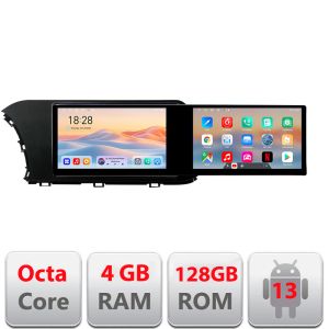 Navigatie Hyundai I20 2020- Kit-i20 Edotec 2 ecrane  8 core 4+128 21.6 inch Incell android Wifi 5Ghz gps internet