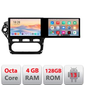 Navigatie Ford Mondeo 2010-2014 Kit-mondeo-clima Edotec 2 ecrane  8 core 4+128 21.6 inch Incell android Wifi 5Ghz gps internet