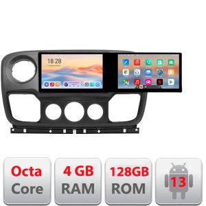 Navigatie Opel Movano, Renault Master 2010-2021  Edotec 2 ecrane  8 core 4+128 21.6 inch Incell android Wifi 5Ghz gps internet v1