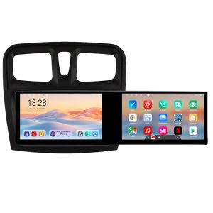 Navigatie Dacia Sandero 2012-2020 var B Edotec 2 ecrane  8 core 4+128 21.6 inch Incell android Wifi 5Ghz gps internet a