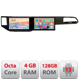 Navigatie VW Golf Sportsvan 2016-2021 Kit-sportsvan Edotec 2 ecrane  8 core 4+128 21.6 inch Incell android Wifi 5Ghz gps internet