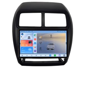 Navigáció Mitsubishi ASX 2017-2021 modell facelift Android kijelző Qled 2K Octa core 8+128 Kit-026-facelift+EDT-E409V3