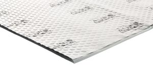 ALUBUTYL 1500 rezgéscsillapító hangszigetelés, 15 mm vastag, egy lap 500x600 mm