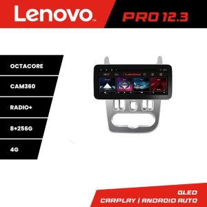 Navigáció Dacia Duster 2010-2012 K-099 Lenovo PRO 8+256 12,3 hüvelykes qled android 4G DSP gps internet