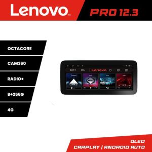 Navigáció Mercedes Class R K-215 Lenovo PRO 8+256 12,3 hüvelykes qled android 4G DSP gps internet 8Core
