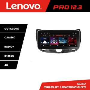 Navigáció Ford Kuga C-MAX Lenovo PRO 8+256 12.3 hüvelykes qled android 4G DSP gps internet KIT-362-v2