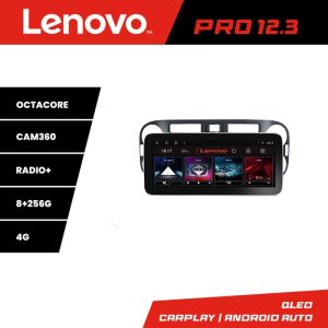 Navigáció VW TIGUAN és Golf Plus 2007-2011 Lenovo PRO 8+256 12.3 hüvelykes qled android 4G DSP gps internet 8Core