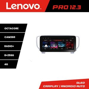 Navigáció Kia Sportage 2016 K-576 Lenovo PRO 8+256 12,3 hüvelykes qled android 4G DSP gps internet 8Core