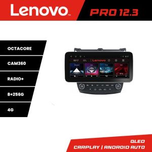 Navigáció Honda Accord 2004-2008 K-accord Lenovo PRO 8+256 12,3 hüvelykes qled android 4G DSP gps internet Q