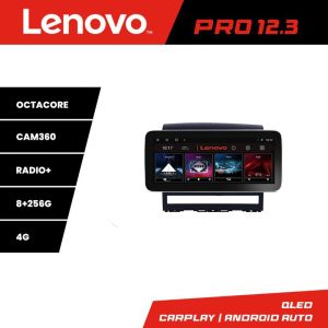 Navigáció Fiat Albea 2009-2014 K-Albea Lenovo PRO 8+256 12.3 hüvelykes qled android 4G DSP gps internet