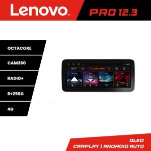 Navigáció Passat B5 1997-2004 Lenovo PRO 8+256 12,3 hüvelykes qled android 4G DSP gps internet 8Core