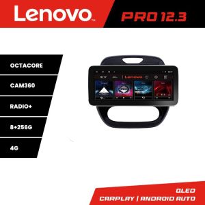 Navigáció Renault Captur 2013-2020 Lenovo PRO 8+256 12.3 hüvelykes qled android 4G DSP gps internet KIT-captur-v2