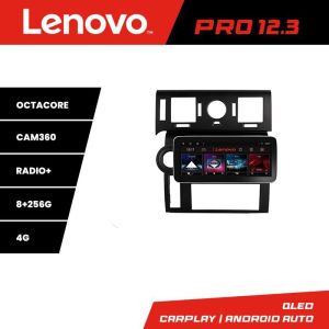 Dedikált navigáció Edonav Hummer H2 2002-2008 Lenovo PRO 8+256 12.3 hüvelykes qled android 4G DSP gps internet KIT-hummer2002