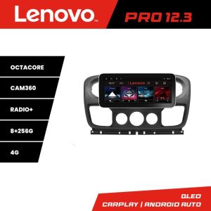 Navigáció Opel Movano, Renault Master 2010-2021 Lenovo PRO 8+256 12,3 hüvelykes qled android 4G DSP gps internet