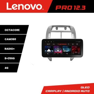 Navigáció VW Polo 2004-2011 Lenovo PRO 8+256 12,3 hüvelykes qled android 4G DSP gps internet Kit-polo