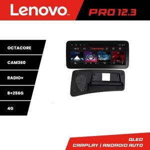 Navigáció Volvo S80 2006-2011 Lenovo PRO 8+256 12,3 hüvelykes qled android 4G DSP gps internet 8Core