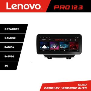 Navigáció Jeep Wrangler 2018- K-WRANGLER Lenovo PRO 8+256 12,3 hüvelykes qled android 4G DSP gps internet
