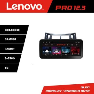 Navigáció Toyota Yaris 2008-2011 K-YARIS08 Lenovo PRO 8+256 12,3 hüvelykes qled android 4G DSP gps internet