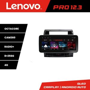 Navigáció Toyota Land Cruiser V8 L200 2009-2020 Lenovo Qled 12.3 hüvelykes Octa Core 8+256 360 DSP ADAS Carplay android auto rádió internet kit-381-type-b+PRO-12.3-8+256+kit-10-9