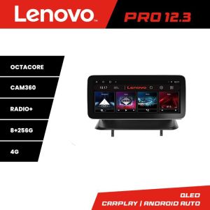 Navigáció Peugeot 3008 5008 Lenovo Qled 12.3 hüvelykes Octa Core 8+256 360 DSP ADAS Carplay Android Auto Rádió Internet Kit-3008+PRO-12.3-8+256