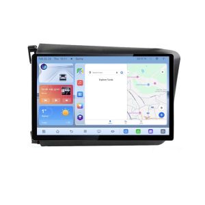 Navigatie dedicata Honda Civic 2012-2015 N-132 Edonav ecran 13" 1K 4+64 Android Waze USB Navigatie 4G 360 Toslink Youtube Radi