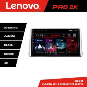 Navigatie Toyota RAV4 2018 8 core QLED 2K 8+256 360 Android Waze USB Navigatie Internet Youtube Radio Lenovo