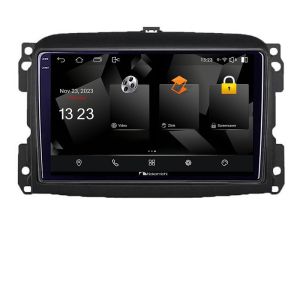 Navigatie Fiat 500 2015-2021 Pro-500 Android Octa Core Qualcomm 2K Qled 8+128 DTS DSP 360 4G Optical