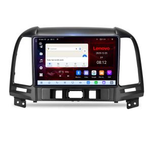 Navigatie Hyundai Santa Fe Lenovo Kit-008 8 Core 2.2 Ghz 8+128 Qled Incell 1K Android 360 Carplay DSP AHD 1080P ADAS 4G Wifi 5Ghz Bluetooth PRO