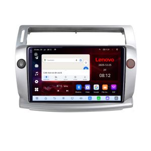 Navigatie Citroen C4 Lenovo Kit-088 8 Core 2.2 Ghz 8+128 Qled Incell 1K Android 360 Carplay DSP AHD 1080P ADAS 4G Wifi 5Ghz Bluetooth PRO