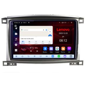 Navigatie Toyota Land Cruiser L100 2002-2008 Lenovo Kit-L100 8 Core 2.2 Ghz 8+128 Qled Incell 1K Android 360 Carplay DSP AHD 1080P ADAS 4G Wifi 5Ghz Bluetooth PRO