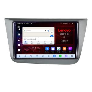 Navigatie Seat Leon 2005-2012 Lenovo Kit-leon05 8 Core 2.2 Ghz 8+128 Qled Incell 1K Android 360 Carplay DSP AHD 1080P ADAS 4G Wifi 5Ghz Bluetooth PRO